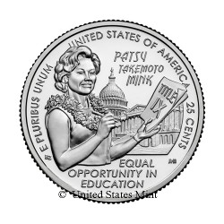 USA 1/4$ 2024 Patsy Takemoto Mink