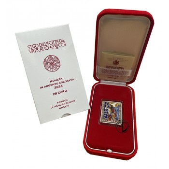 Vaticano - 2024 - 25€ arg Pasqua PROOF