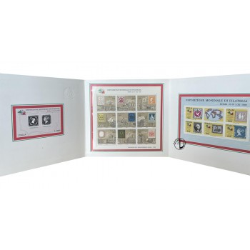 Italia - 1985 - Folder Esposizione mondiale di filatelia 2
