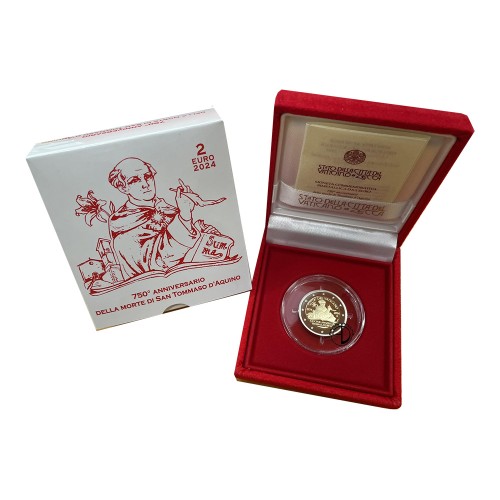 Vaticano - 2024 - 2€ San Tommaso PROOF