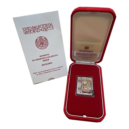 Vaticano - 2024 - 25€ S. Tommaso arg...