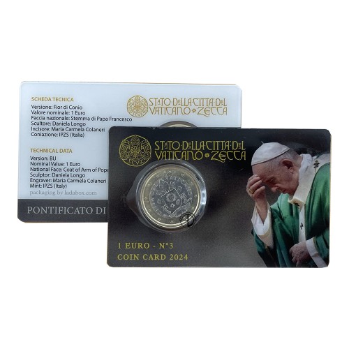Vaticano - 2024 - Coin Card 1€ (n.3)