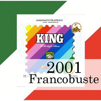 Fogli Italia 2001 Francobusta Seta - King