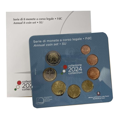 Divisionale Italia 2024 - 8 valori