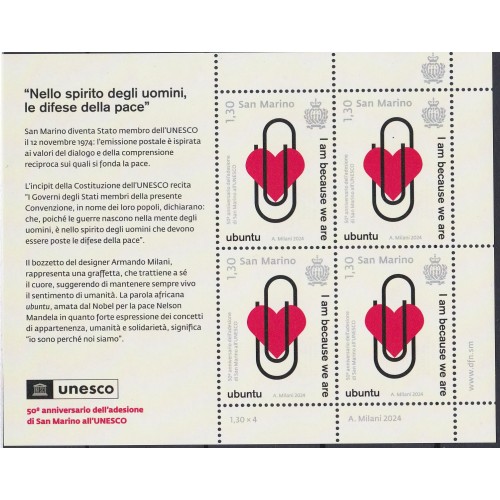 San Marino 2024 - MF Unesco