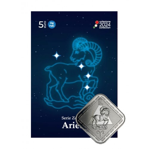 Italia - 2024 - 5€ Zodiaco: Ariete Ag