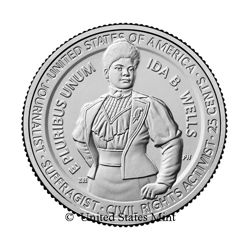 USA 1/4$ 2025 Ida Wells