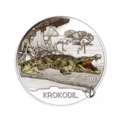 Austria - 2017 - 3€ Animali: Coccodrillo