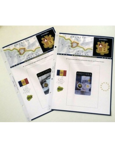 Abafil Fogli 2€ Comm. 2015 Andorra