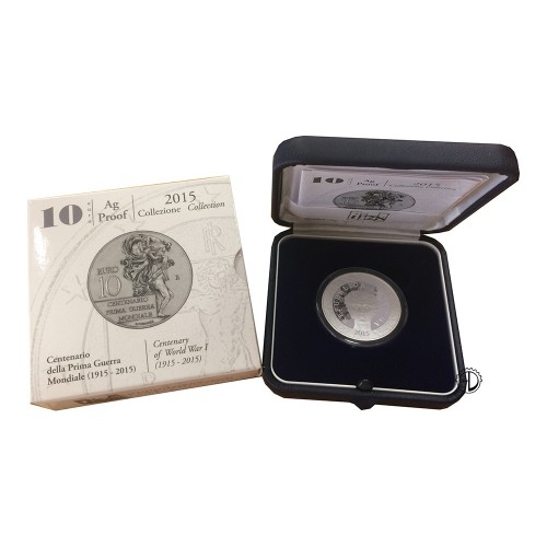 Italia - 2015 - 10€ 1° Guerra Mondiale PROOF