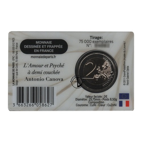Francia - 2025 - 2€ Louvre (Amore e...