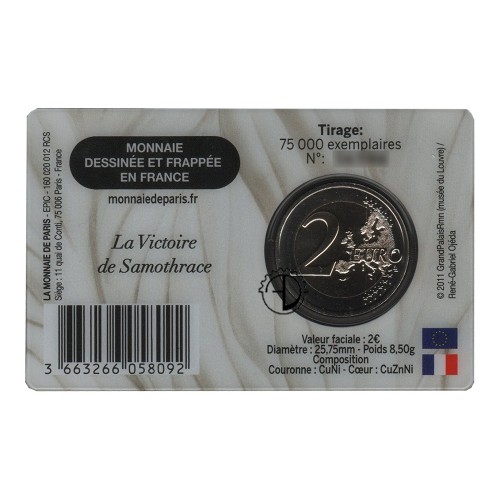 Francia - 2025 - 2€ Louvre (La Vittoria)