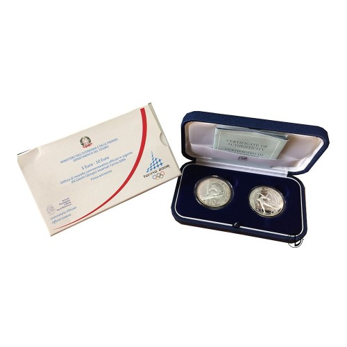 Italia - 2005 - 5 e 10€ Olimpiadi 1° - PROOF