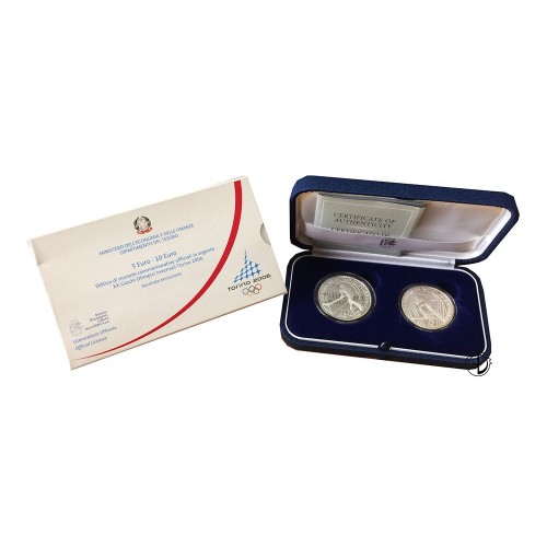 Italia - 2005 - 5 e 10€ Olimpiadi 2° - PROOF