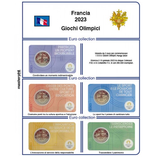 MasterPhil Foglio 2€ 2023 Francia...