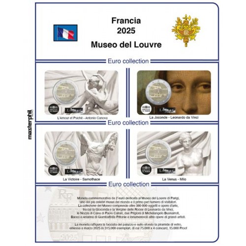 MasterPhil Foglio 2€ 2025 Francia Louvre