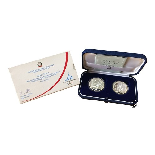 Italia - 2005 - 5 e 10€ Olimpiadi 3° - PROOF
