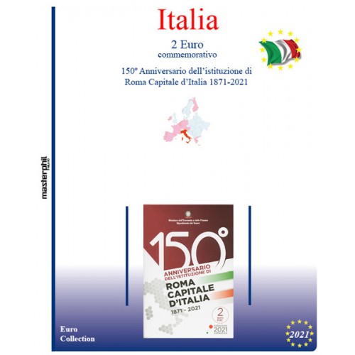 MasterPhil Foglio 2€ Italia 2021 Roma...