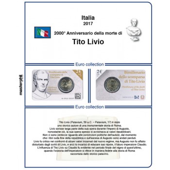 MasterPhil Foglio 2€ Italia 2017 Tito Livio - Coin Card