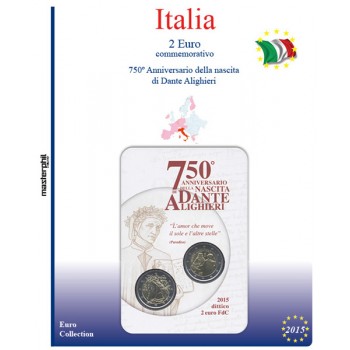 MasterPhil Foglio 2€ Italia 2015 Dante - Coin Card