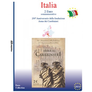 MasterPhil Foglio 2€ Italia 2014 Carabinieri - Coin Card
