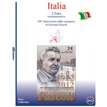 MasterPhil Foglio 2€ Italia 2012 Pascoli - Coin Card