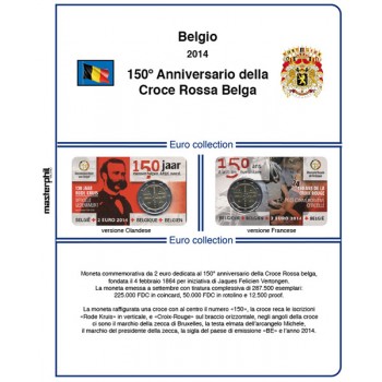 MasterPhil Foglio 2€ Belgio 2014 Croce Rossa