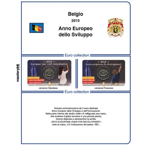 MasterPhil Foglio 2€ Belgio 2015 Anno...