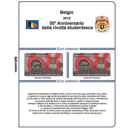 MasterPhil Foglio 2€ Belgio 2018 Rivolta