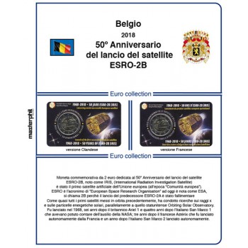 MasterPhil Foglio 2€ Belgio 2018 Satellite