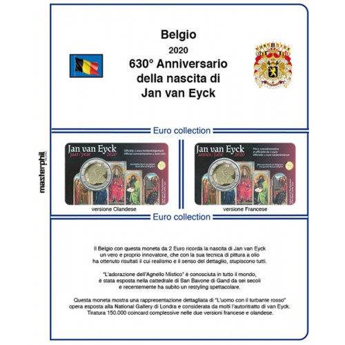 MasterPhil Foglio 2€ Belgio 2020 Van...
