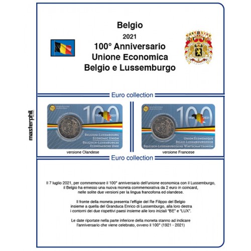 MasterPhil Foglio 2€ Belgio 2021...