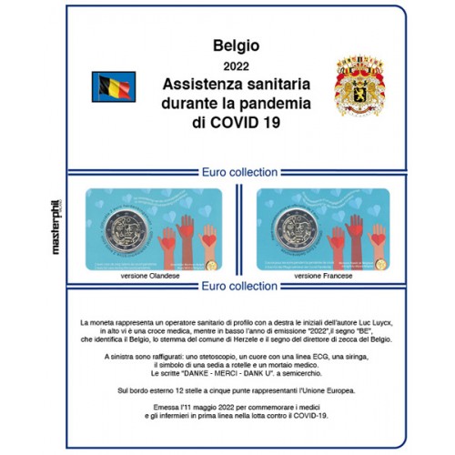 MasterPhil Foglio 2€ Belgio 2022...