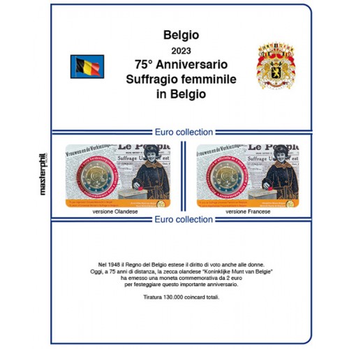MasterPhil Foglio 2€ Belgio 2023...