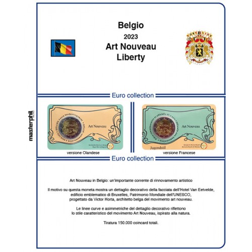 MasterPhil Foglio 2€ Belgio 2023 Art...