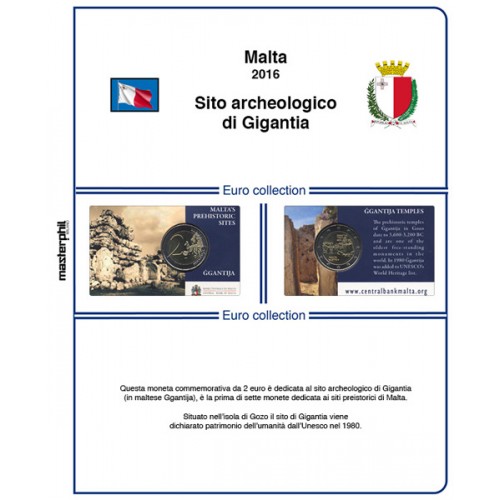 MasterPhil Foglio 2€ Malta 2016 Gigantia