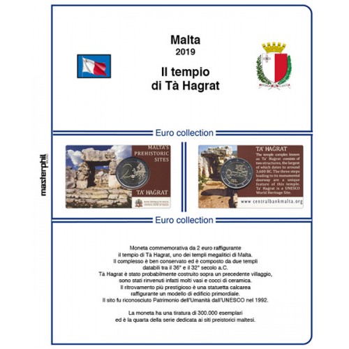 MasterPhil Foglio 2€ Malta 2019 Tà...