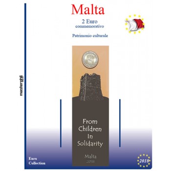 MasterPhil Foglio 2€ Malta 2018 Patrimonio Culturale