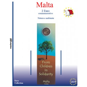 MasterPhil Foglio 2€ Malta 2019 Natura Ambiente