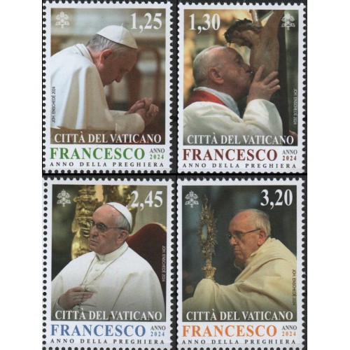 Vaticano 2024 - Pontificato, 4 v.