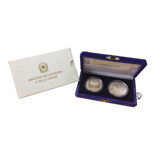 Italia - 2003 - 5 e 10€ Europa PROOF