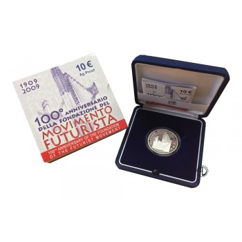Italia - 2009 - 10€ Futurismo PROOF