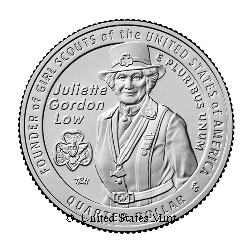 USA 1/4$ 2025 Juliette Gordon Low