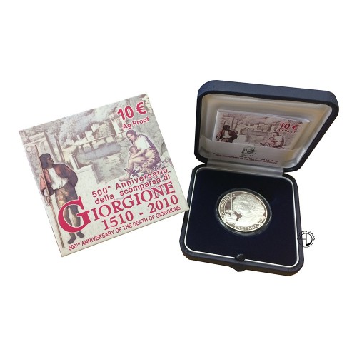 Italia - 2010 - 10€ Giorgione PROOF