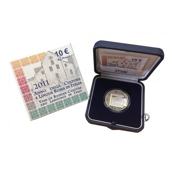 Italia - 2011 - 10€ Cultura Russa PROOF