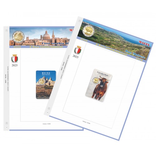 Abafil Foglio 2€ 2025 Malta in blister