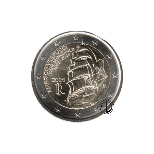 Italia - 2025 - 2€ Vespucci (blister)