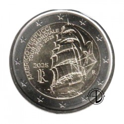 Italia - 2025 - 2€ Vespucci (blister)