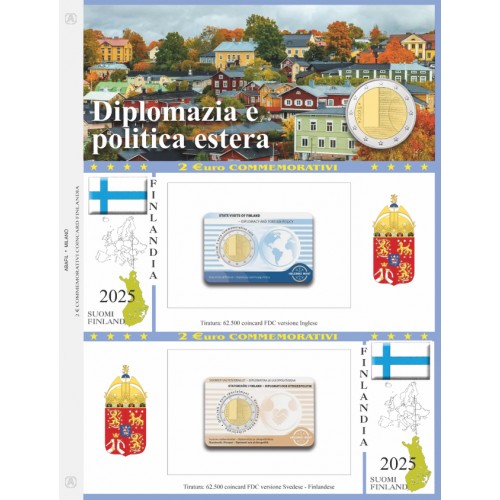 Abafil Foglio 2€ 2025 Finlandia...