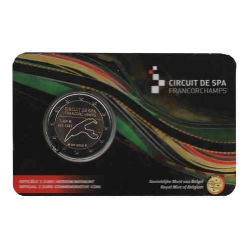Belgio - 2025 - 2€ Circuito di Spa...